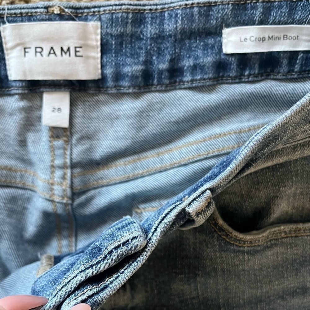 FRAME Le Crop Mini Boot jeans - Picture 7 of 8